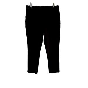 BOGO💥 Liz Claiborne Weekend Cropped Black Leggings Sz M Bin S